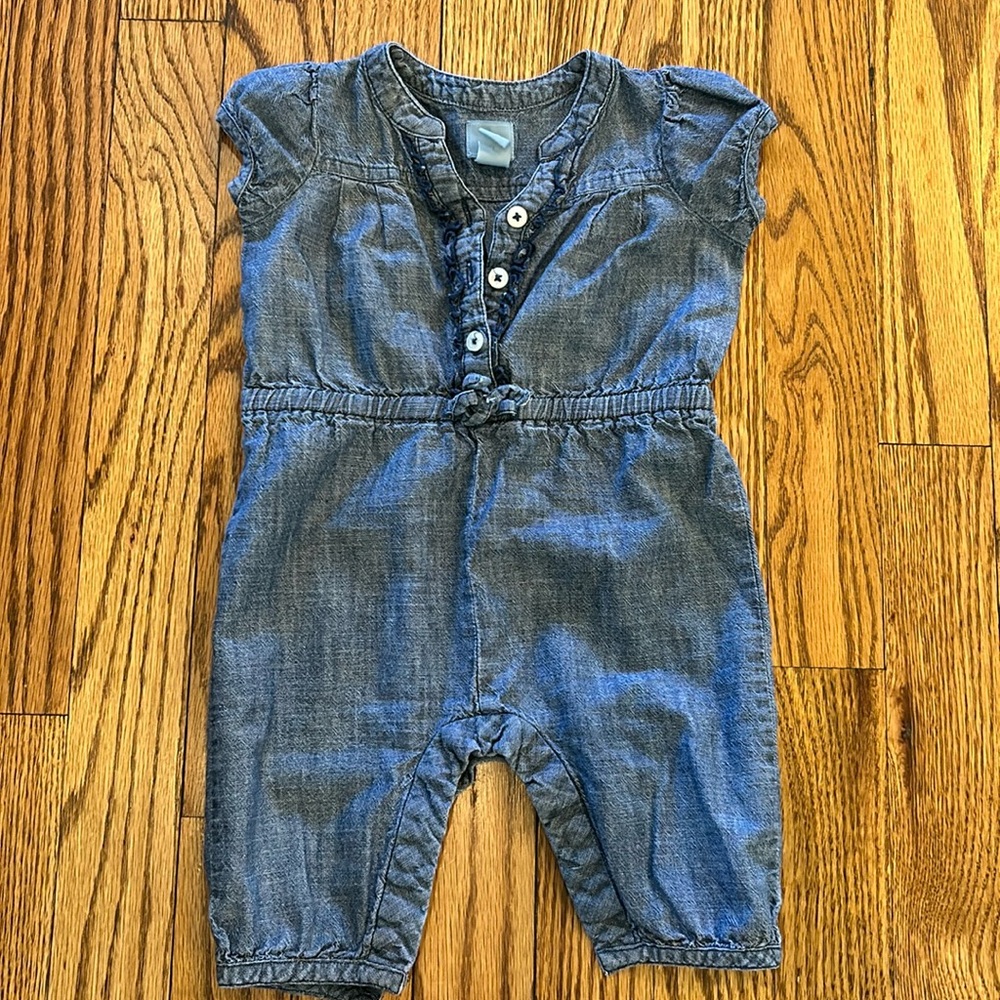 BabyGap denim jumpsuit